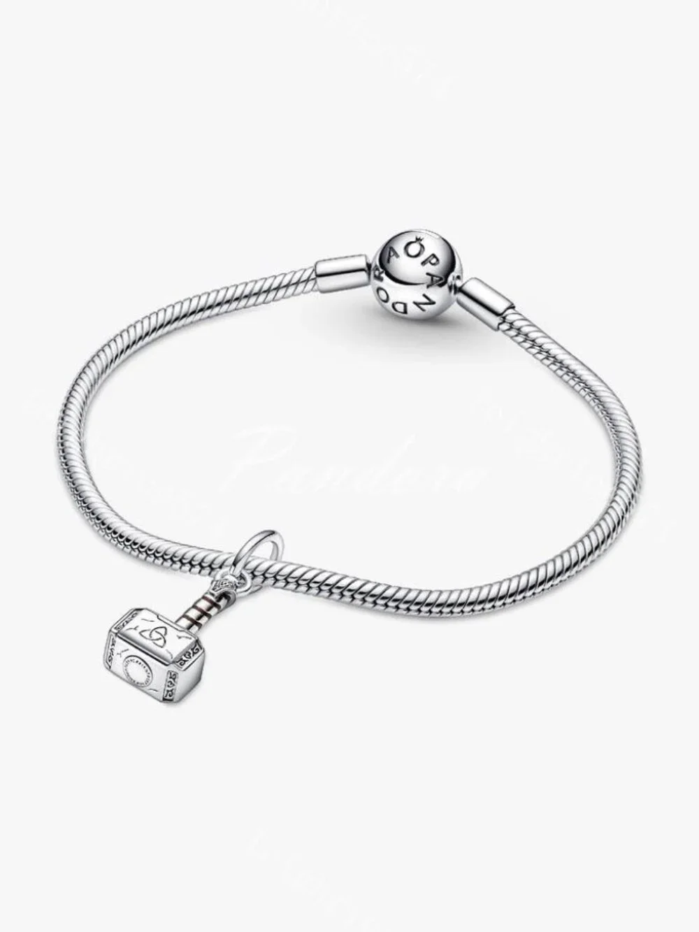 Pandora Marvel The Avengers Thor's Hammer Dangle Charm